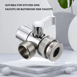 Kitchen Faucets 3 Way Faucet Connector Splitter Diverter Valve Leak-Proof Easy-to-Install For Shower/Sink/Washbasin