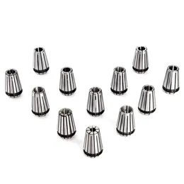 Freeshipping 12 Pcs Er25 Chuck Collet 1/8 a 5/8 Polegada Conjunto de pinça de mola Suporte de máquina ferramenta Er25 Collet para ferramenta de torno de fresagem CNC Pcsco