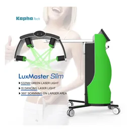 Máquina de massger de queimaduras de gordura 532nm Luxmaster Slim Moldando a remoção de células LIPO Laser LIPO