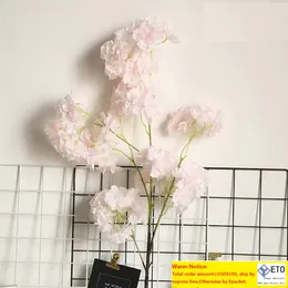 Artificial Cherry Blossom Simulation Peach Blossom Fake Cherry Blossom Flower Branch For Home Wedding Party Decoration