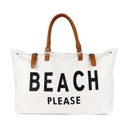 Making Portable Canvas Beach Bags, Fashionable and Trendy Shoulder Bags, Multifunctional and Environmentally Friendly Women's Bags 230318