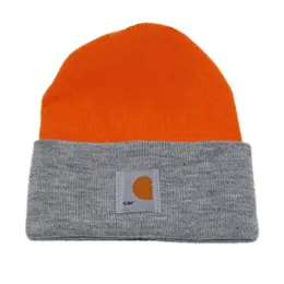 Kontrast Color Beanie Designer Kapiełki Zimowe ciepłe dzianki Valizety Kobiece modne Akcesoria narciarskie