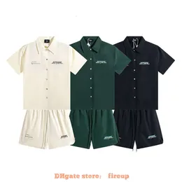Designer-Modebekleidung für Herren, T-Shirt, T-Shirt, stellt ein neues, einfaches Polo-Hemd, kurzärmliges Mesh-Shorts, High Street Br, lässiges Sport-Set dar