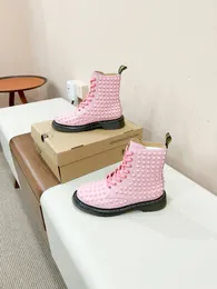 Dr.Mar Pink Nit Martin Boots Designer Womens Snow Boots Girl Boots Sheep Skin Bot Bot Gift Simbakids