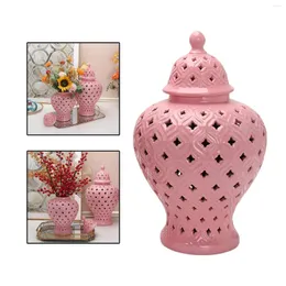 Butelki do przechowywania tradycyjne ceramiczne imbirowe wazon wazon pusta kwiecisty układ