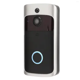 Dörrklockor WiFi Doorbell Video Door Bell Intelligent 720p Camera Night Remote Visual Intercom For Home