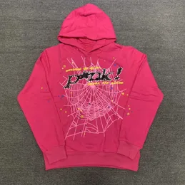 22ss Spider Pink Sp5der hoodies Young Sweatshirts Streetwear Thug 555555 Angel Hoody Men Women 11 Web Pullover Fast Delivery Classic design 223ess