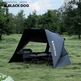 テントとシェルターNatureHike-BlackDogアップグレードアウトドアサンシェードオートマチックテントキャンプデュアル目的シェルターレインサンプロテクションビーチパークテントQ231117