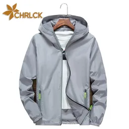 Other Sporting Goods CHRLCK Mens Hiking Camping Breathable Jacket Women Reflective Sun Protection Clothing Unsiex Large Size Windbreakers 231114