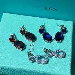 Designer-Ohrringe für Damen, luxuriöser Schmuck, modische Ohrringe mit Diamanten, feine Geschenke, 3 Farben, mit Originalverpackung