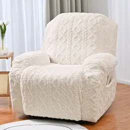 Chair Covers Thicken Plush Recliner Sofa Cover Soft Velvet Lazy Boy Armchair Winter Warm Non Slip Slipcovers for Living Room 231115