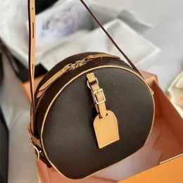 2023 Designer bags luxury bag single-shoulder bag Soft round cake bag Presbyterian round box bag hand crossbody shoulder bag runway style Women's shoulder bag