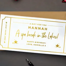 10 adet tebrik kartları folyo hediye kuponu kişiselleştirilmiş altın bilet ekran sürpriz kart tatil hediyesi Noel doğum günü etkinliği yıldönümü 231115