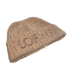 Loewee bonnet hommes haut de marque qualité chapeau mode laine tissé chapeau dame cachemire tricoté chapeau hiver chaud chapeau cadeau