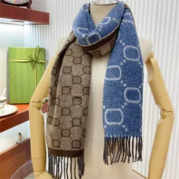 MANS DACKER DESIGNER DISCRVES FASHION DARE WOOL Shawl Letter Design For Winter Winter Cashmere 2 Color Top Quality