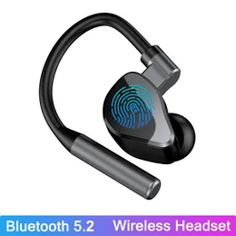 TWS 무선 이어폰 헤드폰 Bluetooth 5.2 Xiaomi Huawei iPhone을위한 인 이어 터치 제어 비즈니스 헤드셋 스포츠 이어 버드