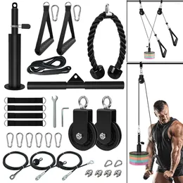 Tillbehör Fitness Diy Puls Cable Machine Set BLASTER TRAINER ARM BICEPS TRICEPS STORKS TRÄNING AITACHMENT HEM Gym Träningsutrustning