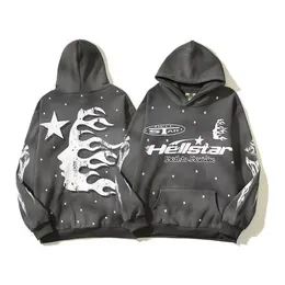 Hellstar Sports Suit Designer Sweat à capuche à manches longues Pantalon Pull Street Hip Hop Rétro Alphabet Imprimer High Street Personnalisé Hell Star Sweat à capuche Hommes Femmes Survêtement Y1