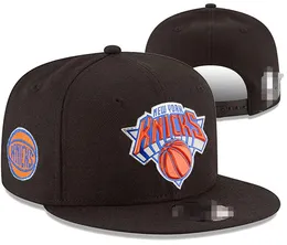 볼 캡 New Yorkknicksball Caps Casquette 2023-24 Unisex Fashion Cotton Baseball Cap Snapback 모자 남녀 Sun Hat 자수 봄 여름 모자 도매 A2