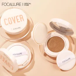 BB CC-Cremes FOCALLURE Matte Poreless Air Cushion Full Coverage Cream Langanhaltende feuchtigkeitsspendende Ölkontrolle Concealer Foundation Makeup 231115