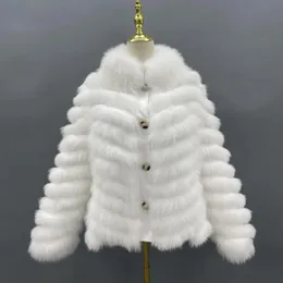 Женское двустороннее пальто из искусственного меха MISSJANEFUR, женское модное роскошное белое двустороннее пальто, зимняя одежда, оптовая продажа, куртка 231114