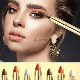 Eye Shadow Double End Glitter Eye Shadow Stick Pencil Eyeshadow Makeup Highlighd Waterproof Shimmer Base Primer Eyebrowl231115