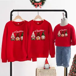 Dopasowanie rodziny stroje świąteczny sweter szczęśliwy koszulka matka ojciec córka syn ubrania męskie chłopcy dziewczęta spadochroniarz 231115