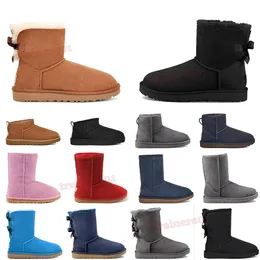 2024 TOP OG Designer في الهواء الطلق الثلج الثلج Ultra Mini Platform Boots Tazz Tasman Womens Boot Fur Fur Fluffy Leather Chostnut Chestnut Black Pink Girls Lofers