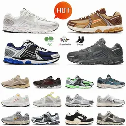 Scarpe da corsa Zoom Vomero 5 Sports Uomo Donna Classico antiscivolo Antracite Grigio scuro Nero Bianco Scarpe da ginnastica da esterno