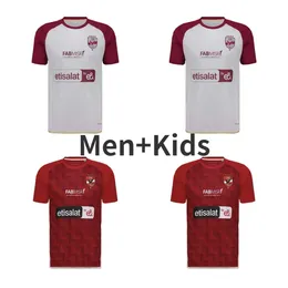 23 24 Al Ahly SC Futbol Formaları El Ahly Kahire Dieng Hayranları Versiyon 2023 2024 Evde Maillots de Foot Percy Tau M.Abdelmonem Yetişkin Erkek Çocuk Kids Camisetas De Futbol Gömlek Top