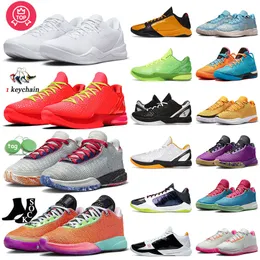 Mamba Basketball Shoes Designer Protro 6 OG Sneakers Mambas 8 Halo Groench Grinch 5 Bruce Lee Chaos Lake Purple Lebs 20 Yound Heris Lifer Mens Travers Dhgate