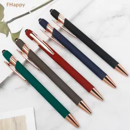 Piece Stationery Office School Supplies Press Touch Screen Ballpoint Pen Söta metallpennor Kawaii