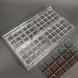 チョコレートポルカドットトレイ金型ドットマッシュルームハード格子用ポルカドットプラスチックテンプレートフードグレードのロゴバーモーロゴのための透明なブリスターポルカ