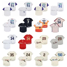 SL Vintage 1964 Colts Baseball Jersey Randy Johnson Nellie Fox Jimmy Wynn Joe Morgan Seattle Pilots Jim Bouton Nolan Ryan Jeff Bagwell Craig