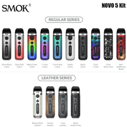 Smok Novo 5 Kit 30W Vape Inbyggt 900mAh Batteri med 2 ml novo 5 Meshed MTL POD Electronic Cigarette Vaporizer Original