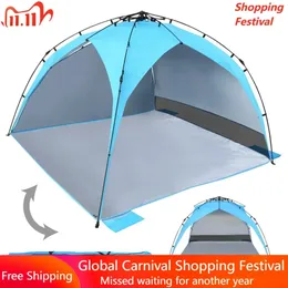 Tents and Shelters 2 3 Person Camping Supplies Outdoor Waterproof Awnings Nature Hike Portable Pop Up Beach Tent Sun Shade Shelter 231114