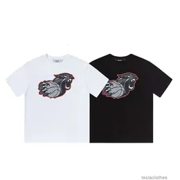 디자이너 패션 의류 럭셔리 티 Tshirts Trapstar New Leopard 고화질 고화질 인쇄 짧은 슬리브 패션 Br 여름 면화 남성 여성 라운드 넥 tshi