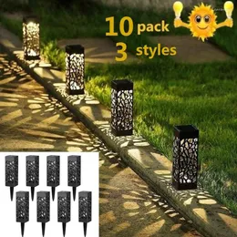 Solar Lawn Light Outdoor Waterproof Garden Decor Buried Lamps Pavilion Yard Way Christmas Lamp Lights