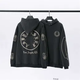 Sweatshirts Erkek Kadın Tasarımcı Hoodies Moda Sokak Giysesi Sorun Modaya Düzenli High Street Gevşek Kapşonlu Sanskrit Baskı Moda Br Kış Amerikalı Erkekleri Wome