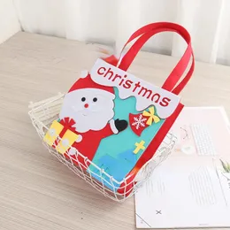 Сумки для покупок Рождественская фетровая сумка Снеговик Конфеты Сумки Стиль Качество Рождественская ниша Большая вместимость может держать сумку для конфет Apple 231116