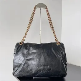 Evening Bags 2024 Winter Soft Leather Bag Female Vintage Version Simple Large Capacity Tote Single Shoulder Handbag 231116