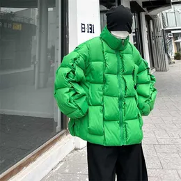 Bottegassvenetas Down Jackets 짠 최고 품질의 고급 감각 폭발성 폭발 거리 짠 면화 남성 디자인 트렌디 한 브랜드 메시 레드 따뜻한 스탠딩 칼라면 트렌디