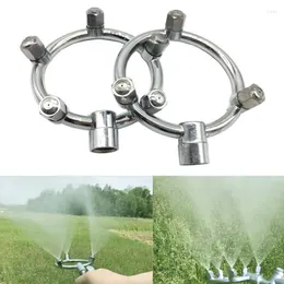 Equipamentos de rega de aço inoxidável de alta pressão nevoeiro bocal jardim sprinklers multihole irrigação montagem conector de água m14 1.5