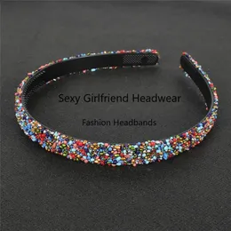 Faixa de cabelo simulado cristal pérola strass luxo acessórios para o cabelo espumante conjunto bandana com branco feminino bandana 231115