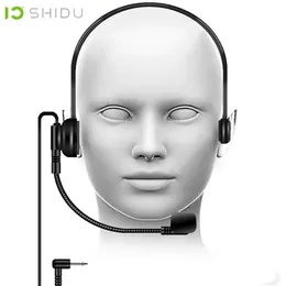 Microphones SHIDU Brand S5 Lavalier Microphone Condenser Megaphone Mic For Portable Voice Amplifier Loudspeaker Conference Teachers Speaker 231116