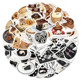 50pcs Çay Zamanı Graffiti Stickers için Kaykay Araba Bebek Kask Kalem Kılıfı Günlük Dizüstü Bilgisayar Planlayıcı Dekor Dekor Kitap Albüm Kids Toys Gitar DIY DIY ATALALS