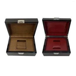 Watch Boxes Single Box Organizer Jewellery Durable Multipurpose Portable Case For Gift Men Women Shops Dressing Room
