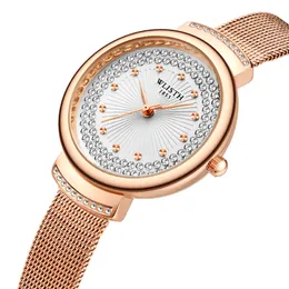 HBP Business Womans Watch 31 mm 28 mm Automatyczne zegarki mechaniczne ze stali nierdzewnej Diamond Diamond Diament Waterproof Dift For Lady