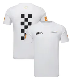 F1 2023 Drużyny T-shirt Formuła 1 wyścigowe logo Męskie T-shirt Fani letnich samochodów O Szybki sucha koszulki sportowe krótkie rękaw