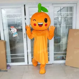 Natal adorável laranja mascote traje dos desenhos animados tema personagem carnaval unisex adultos tamanho halloween festa de aniversário fantasia roupa ao ar livre para homens mulheres